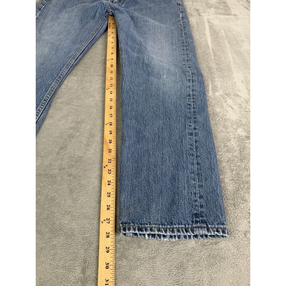 Levi's 505 Regular Fit Straight Jeans Men's Size 36X30 Blue